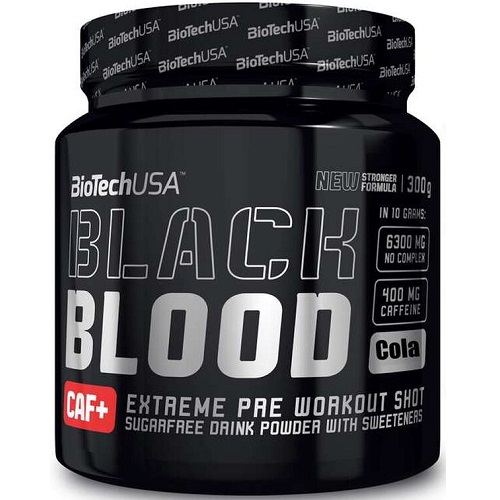 BioTech USA Black Blood CAF+, 300 Grams